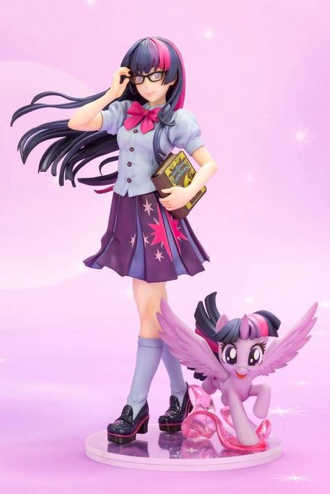 Twilight Sparkle ☆ Kotobukiya Bishoujo, Mlp Toys, My Little Pony Figures, Anime Figurine, Princess Twilight Sparkle, My Little Pony Twilight, My Little Pony Wallpaper, Equestria Girl, Pony Art