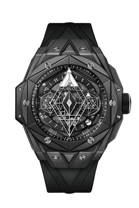 All Black Watches, Swiss Watch Brands, Pocket Watch Tattoo, Hublot Big Bang, Swiss Luxury Watches, Custom Strap, Men's Vintage Watch, Titanium White, Stylish Watches