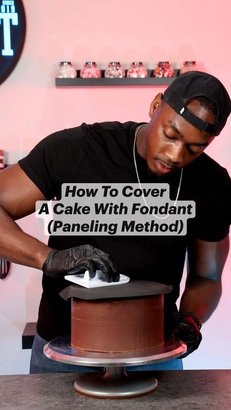 How To Cover A Cake With Fondant (Paneling Method) in 2022 The Sweet Impact, Cake With Fondant, Fondant Cake Designs, Fondant Recipe, Cake Hacks, Cake Decorating For Beginners, Buttercream Cake Decorating, Cake Decorating With Fondant, Wilton Cake Decorating