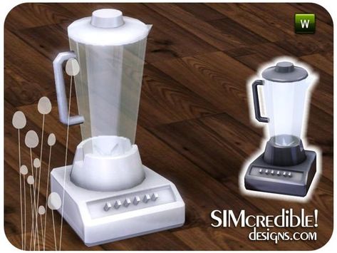 SIMcredible!'s Time To Plug Blender *Decor* Sims 4 Smoothie Blender, Smoothie Aesthetic, Blender Smoothie, Cc Folder, Best Smoothie, Juicing With A Blender, Sims 4 Cc Folder, Smoothie Blender, Health Smoothies