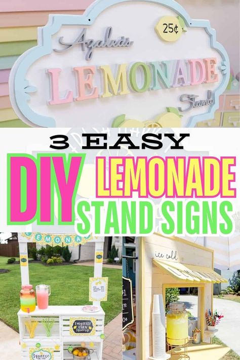 Make a charming lemonade stand sign with a laser cutter! Follow our step-by-step guide for tips, troubleshooting, and creative ideas. Perfect for summer fun! Portable Lemonade Stand Diy, Lemonade Stand Sign Ideas, Lemonade Stand Aesthetic, What Do You Need For A Lemonade Stand, Kids Lemonade Stand, Lemonade Stand Checklist, Wooden Lemonade Stand, Lemonade Stand Supplies, Lemon Ade Stand