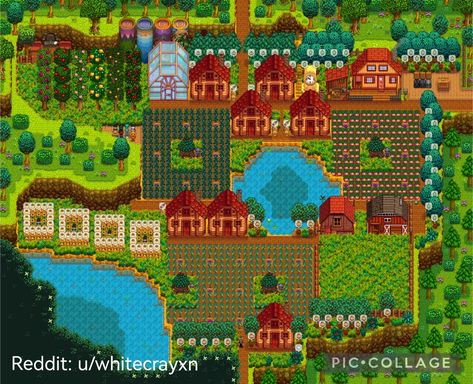 Stardew Valley Wilderness Farm Design, Stardew Farm Layout Wilderness, Sdv Wilderness Farm, Stardew Wilderness Farm, Wilderness Farm Layout Stardew, Wilderness Farm Stardew Valley, Stardew Valley Wilderness Farm, Stardew Valley Wilderness Farm Layout, Wilderness Farm Layout