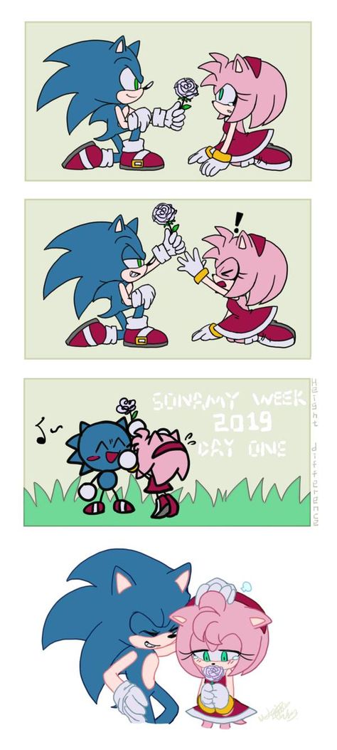 Sonamy Comic, Amy The Hedgehog, Height Difference, Sonic Mania, Sonic Heroes, 2160x3840 Wallpaper, Sonic And Amy, Sonic Funny, Sonic 3