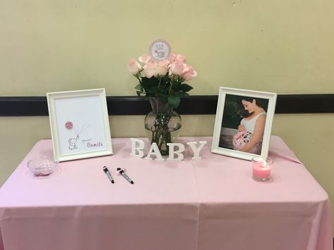 Baby Shower Signs For Tables, Quinceanera Guest Sign In Table, Gender Reveal Guest Table Set Up, Baby Shower Table Signage, Baby Shower Guest Sign In Ideas, Baby Shower Crib Gift Table, Guest Book Table, Baby Shower Party Supplies, Baby Shower Guest