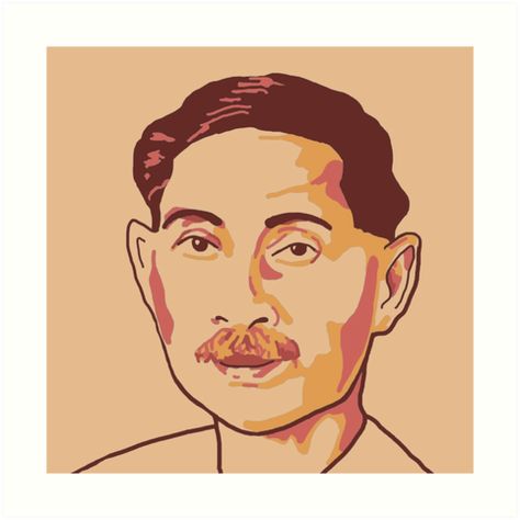 Original Munshi Premchand portrait design! • Also buy this artwork on wall prints, apparel, stickers, and more. Munshi Premchand Photos, Premchand Image, Munshi Premchand, Artwork On Wall, Poster Idea, Poster Drawing, Portrait Design, Indian History, Sale Poster