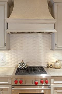 Basketweave back splash | Basket Weave Backsplash Design Ideas, Pictures, Remodel, and Decor Basketweave Tile Backsplash, Stone Tile Backsplash Kitchen, Stone Tile Backsplash, Basket Weave Tile, Brick Backsplash Kitchen, Backsplash Design, Diy Kitchen Backsplash, White Kitchen Backsplash, Tiles Backsplash