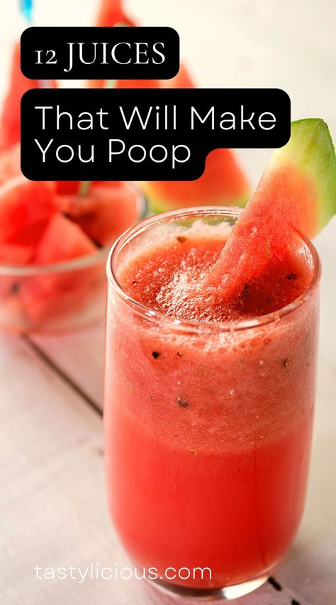 Juices That Will Make You Poop | what makes you poop instantly | homemade drinks to make you poop | is cranberry juice good for constipation | juicing recipes | juice recipes | healthy juicer recipes | juicer recipes beginners | juicing recipes for beginners Constipation Relief Smoothie, Drinks For Constipation, Constipation Smoothie, Ways To Relieve Constipation, Healthy Juicer Recipes, Constipation Remedies, Fat Burning Juice, Juicer Recipes, Healthy Juice Recipes