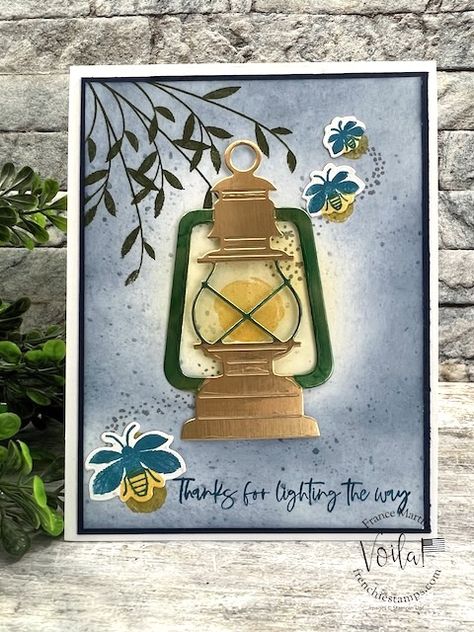 Su Lighting The Way Cards, Stampin Up Lighting The Way Cards, Lighting The Way Stampin Up Cards, Lighting The Way Cards, Stampin Up Lighting The Way, Lantern Cards, Camping Cards, Happy Birthday Cards Handmade, Stampin Up 2023