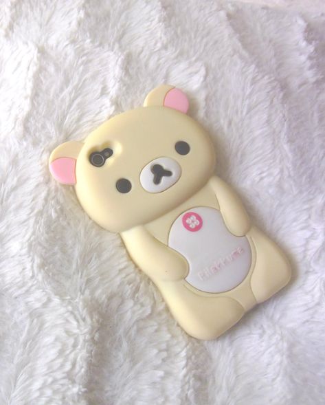 Bear Mask, Iphone Theme, Kawaii Phone Case, Pretty Phone Cases, Pretty Stuff, Cute Cases, Rilakkuma, Girly Stuff, Layout Ideas