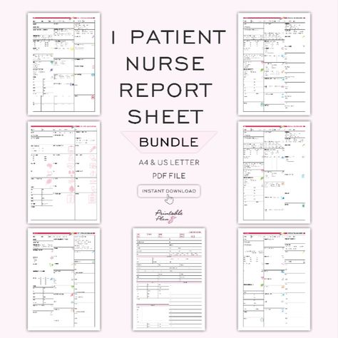 1 Patient Nurse Report Sheet BUNDLE 🧰
Thanks to this product, which includes 7 different nurse report pages in total, you will keep your shift order. contained in the product
Single Patient Assessment and Log Ccu Nursing, Patient Assessment, Nurse Brain, Nurse Report Sheet, Med Surg Nursing, Pediatric Nurse, Nursing School Tips, Med Surg, Nursing Education