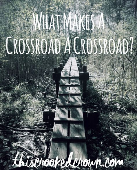 What Makes a Crossroads a Crossroads? Crossroads Hoodoo, Crossroads Witchcraft, Can Band, Pagan Spirituality, Healing Spells, Protection Spells, Witchy Stuff, Witchy Things, Many Many