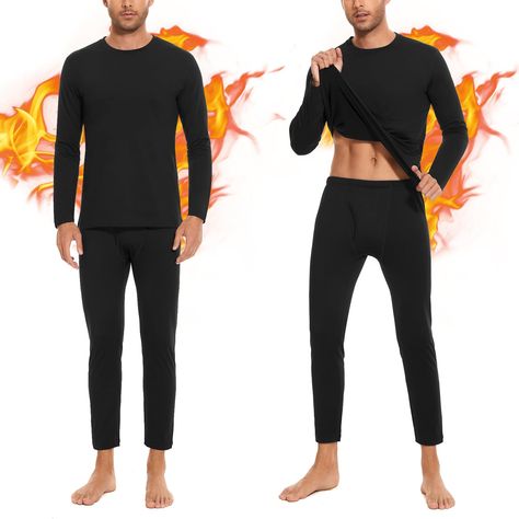 Thermal Base Layer, Winter Workout, Thermal Leggings, Layered Long Sleeve, Mens Thermals, Heavy Coat, Pajamas Comfy, Long Johns, Natural Fabric