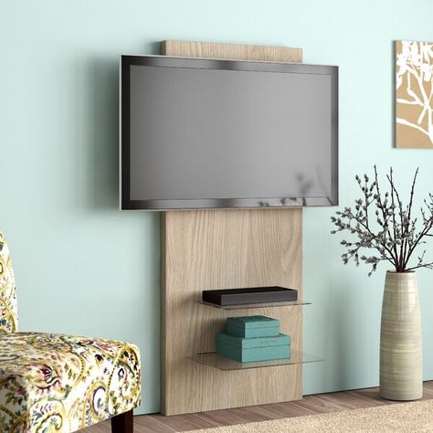 Ebern Designs Toccoa TV Stand for TVs up to 70" & Reviews | Wayfair.co.uk Tv Cable Hiding Ideas, Tv Solutions, Tv Kitchen, Hidden Tv, Hide Cables, Floating Tv Stand, Tv Mount, Scandinavian Interiors, Tv Bracket