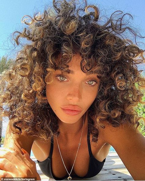 Highlights Curly Hair, Curly Hair Inspiration, Celebrity Hair Stylist, Haircut And Color, Curly Hair Tips, Curly Hair Cuts, Winter Hairstyles, Short Curly Hair, Aesthetic Hair