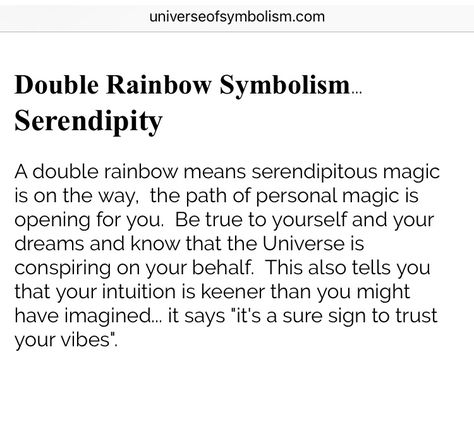 Rainbow Meaning Spiritual, Double Rainbow Meaning, Rainbow Meaning, Double Rainbow, Be True To Yourself, Law Of Attraction, Dreaming Of You, Meant To Be, Spirituality