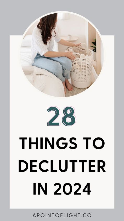 28 things to declutter in 2024 Things To Declutter, Create Habits, Routine Life, Reach Goals, Too Much Stuff, Clutter Free Home, Reaching Goals, Working Mother, A Fresh Start