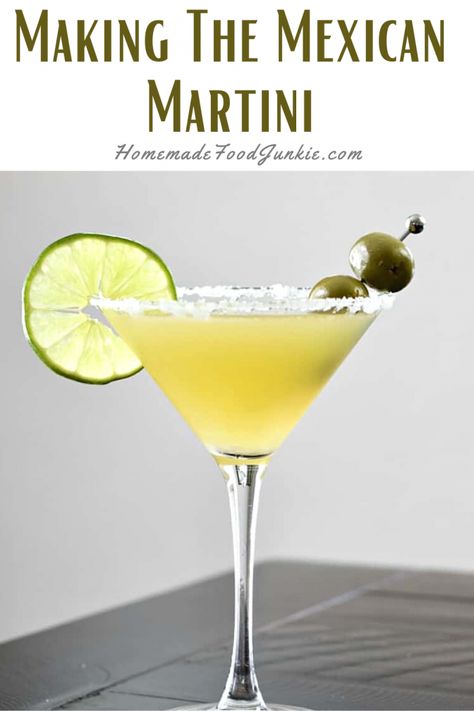 The Mexican martini is the wildly popular signature drink of Austin Texas. Locals and tourists go crazy for this smooth and tangy tequila martini drink. Mexican Martini Recipe, Tequila Martini, Curacao Drink, Tequila Drinks Recipes, Mexican Cocktails, Blue Margarita, Famous Drinks, Martinis Drinks, Craft Cocktail