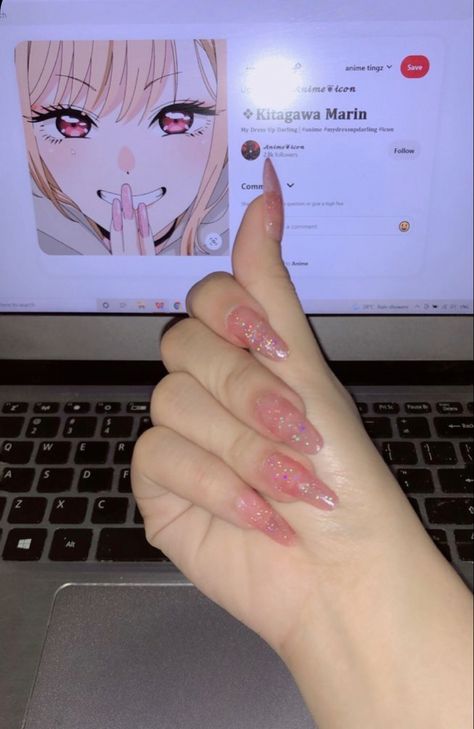 Nails On Natural Nails, Nails Jelly, Anime Nails, Blush Nails, Really Cute Nails, Pretty Gel Nails, Soft Nails, Jelly Nails, Kawaii Nails