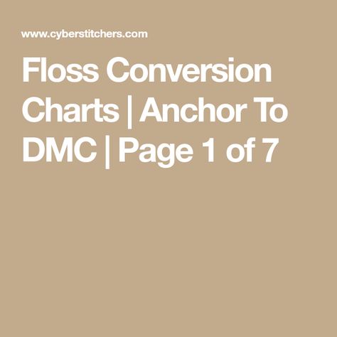 Anchor To Dmc Conversion Chart, Dmc Floss Chart, Cross Stitch Floss, Dmc Cross Stitch, Anchor Embroidery, Stitch Pictures, Cross Stitch Pictures, J P, Dmc Thread