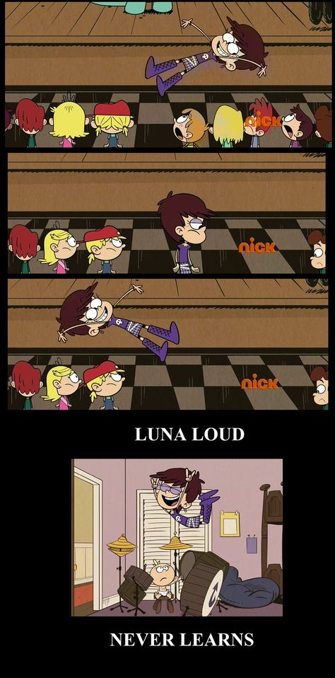 Luna Loud Luna Loud House, Luna Loud Fanart, Luna X Sam, Linka Loud, The Loud House Luna, Luna Loud, House Funny, Loud House Characters, Anime Quotes Inspirational