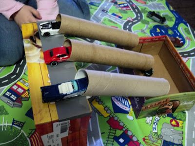 Do you have a little one in your household/setting who just LOVES playing with toy cars? If you do, this is a collection of ideas you w... Transportation Theme Preschool, Transportation Activities, Car Activities, Transportation Preschool, Paper Towel Tubes, Block Area, Transportation Theme, Creative Curriculum, Simple Machines