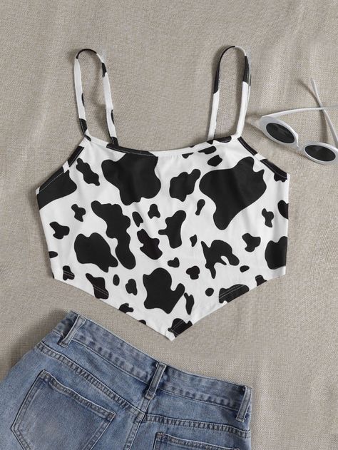 Thomas Rhett Concert, Cow Print Birthday, Cow Outfits, Cow Spots, Summer Plus Size, Plus Size Tank Tops, Cute Everyday Outfits, Country Outfits, Edgy Outfits