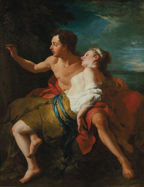 Jean-François de Troy (Paris 1679-1752 Rome) | Paris and Oenone | Christie's Dionysus God, Noli Me Tangere, Venus And Mars, Greek And Roman Mythology, Italian Painters, Mythology Art, Classic Paintings, Greek Art, Greek Myths