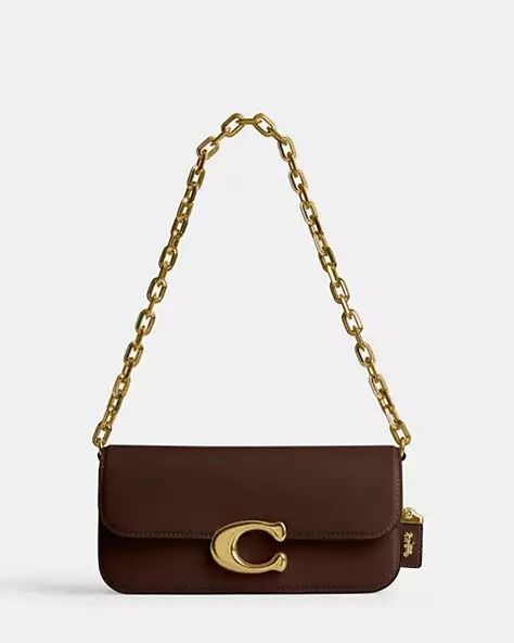 Women's Shoulder Bags | COACH® UK Bags Coach, Stylish Shoulder Bag, Chain Strap, Shoulder Bag Women, Inside Pocket, Mini Bag, Calf Leather, Bags Handbags, Shoulder Bags