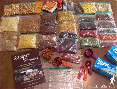 Campsite Meals, Homemade Mre, Survival Storage, Camping Foods, Trail Food, Backpacking Meals, Hiking Food, Backcountry Camping, Camping Stuff