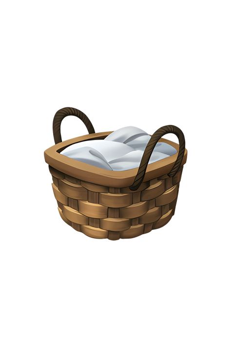 The emoji 🧺 depicts a woven basket with a handle. The basket is typically made of straw or other natural materials and has a slightly rounded shape. The handle is positioned at the top of the basket and is also made of woven material. The emoji is typically shown in a light brown or beige color, with some variations in shading to give the appearance of texture and depth. Overall, the emoji conveys a sense of simplicity, rustic charm, and practicality. Emoji Dictionary, Apple Emojis, Ios Emoji, Emoji Iphone, Icon Emoji, Emoji Wallpaper Iphone, Desktop Icons, Emoji For Instagram, Flower Painting Canvas