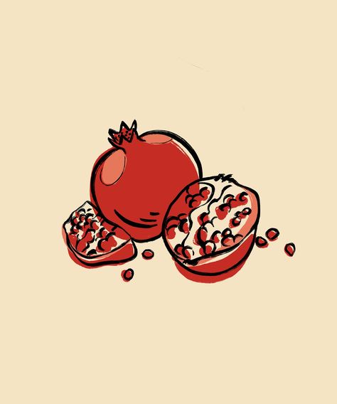 Pomegranate Graphic Design, Pomegranate Stencil, Pomegranate Doodle, Pomegranate Aesthetic, Pomegranate Illustration, Pomegranate Poster, Pomegranate Drawing, Pomegranate Vector, Pomegranate Tattoo