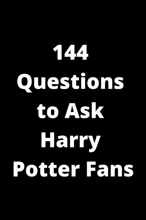 Delve into the magical world of Harry Potter with these 144 thought-provoking questions that will challenge and engage fans of the beloved series. From favorite characters to ultimate plot theories, this list is perfect for sparking lively discussions and uncovering new perspectives among fellow Potterheads. Whether you're hosting a themed party or simply looking to dive deeper into the wizarding world, these questions are sure to add an enchanting touch to your conversations. Harry Potter Questions And Answers, Harry Potter Questions, Hogwarts Professors, Debate Topics, Which Hogwarts House, Elf House, Harry Potter Books, The Spark, Harry Potter Series