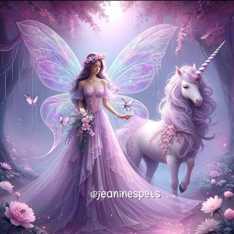 Beautiful Unicorn Wallpaper, Uplifting Images, Magical Unicorn Fantasy Art, Unicorn Forest Art, Paper Mache Animal Head, Deer Cake, Anime Purple Hair, Cute Monkey Pictures, Fairy Riding Unicorn