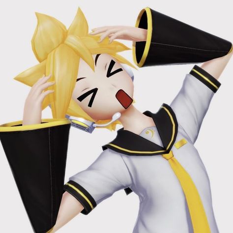 Vocaloid Pfp Len, Len Vocaloid Icon, Kagamine Len Project Diva, Len Project Diva, Len Icons, Kagamine Len Icon, Len Vocaloid, Len Y Rin, Vocaloid Len