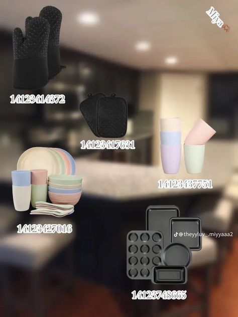 Kitchen Hacks Bloxburg, Bloxburg Kitchen Appliances Decals, Bloxburg Realistic Kitchen Decals, Club Roblox Kitchen Decals, Bloxburg Dining Room Decals, Bloxburg Dish Soap Decal, Kitchen Decal Codes, Dresser Decals Bloxburg, Kitchen Decals Bloxburg