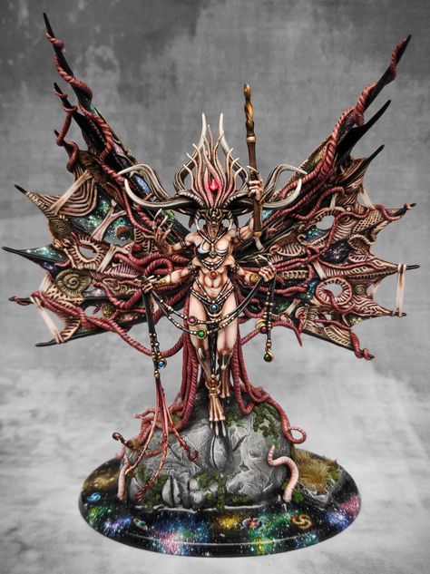 Hedonites Of Slaanesh Paint, Warhammer Slaanesh, Hedonites Of Slaanesh, 40k Sisters Of Battle, Chaos Daemons, Stormcast Eternals, Chaos Lord, Warhammer Figures, Warhammer Paint