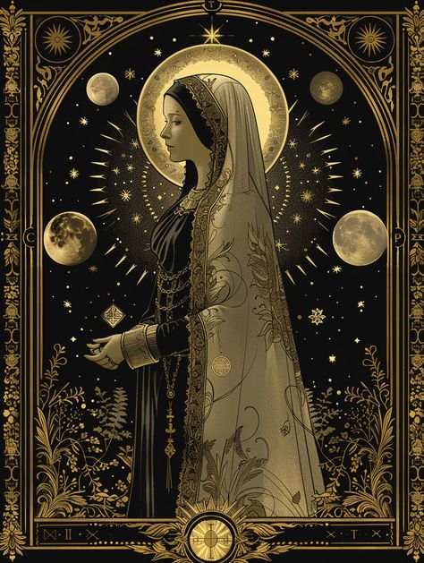 The High Priestess Tarot Art The High Priestess Tarot Card Art, Tarot Card High Priestess, The High Priestess Tarot Meaning, High Priestess Art, Priestess Art, The High Priestess Tarot Card, Priestess Tarot Card, The High Priestess Tarot, Fortune Reading