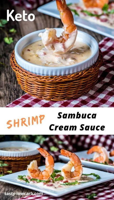 Prawns Appetizers, Shrimp Sauce Recipes, Shrimp Cream Sauce, Italian Appetizer, Keto Shrimp, Shrimp Sauce, Cream Sauce Recipes, Shrimp Recipes For Dinner, Italian Appetizers