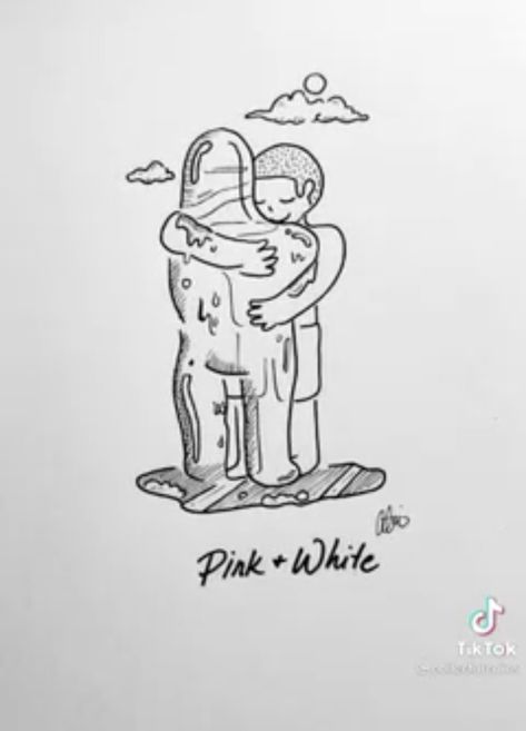 Frank Ocean Tattoo, Ocean Tattoo, Ocean Tattoos, White Tattoo, Frank Ocean, Pink And White, Pink White, Vault Boy, Tattoo Designs