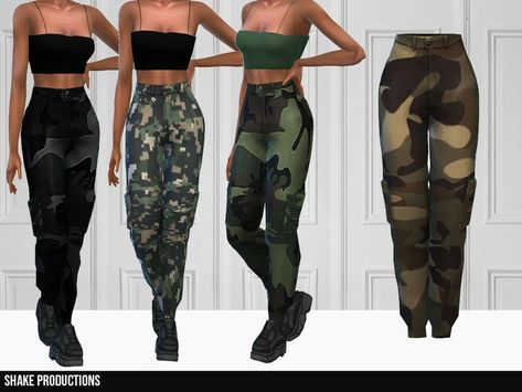 Sims4 Cc Clothing Female Pants, Sims Four Cc Clothes, Sims 4 Cargo Pants, Sims 4 Cc Cargo Pants, Ts4 Cc Pants, The Sims 4 Pants, S4cc Clothing, The Sims 4 Cabelos, Sims 4 Tsr