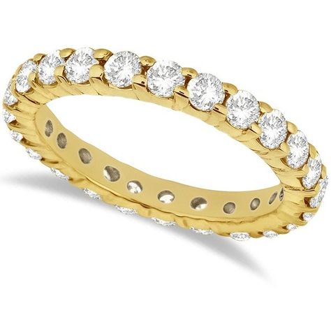 Allurez Diamond Eternity Ring Wedding Band in 14k Yellow Gold (2.00ct) ($2,250) ❤ liked on Polyvore featuring jewelry, rings, diamond band ring, gold stackable rings, diamond anniversary rings, diamond wedding rings and gold band ring Yellow Canary, Citrine Ring Engagement, Sapphire Eternity Band, Modern Wedding Band, Canary Diamond, Colored Diamond Rings, Diamond Eternity Ring, Yellow Diamond Rings, Diamond Eternity Band