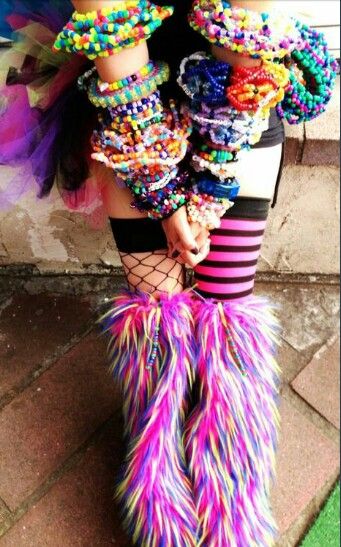 [ • kandi kid • ] #iHeartRaves #iHeartRaveFashion Kandi Raver Outfits, Plur Aesthetic, Kandi Kid Outfit, Scene Rave, Scene Kandi, Edm Music Festivals, Rave Festival Outfits, Kandi Inspo, Edm Fashion