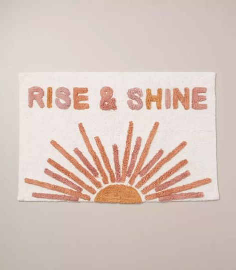 Rise And Shine Bath Mat | Target Australia Cotton Bath Mats, Orange Hues, Rise And Shine, The Bathroom, Bath Mat, Pink And Orange, Color Pop, Target, Bath