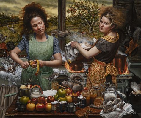 Andrea Kowch, Daria Petrilli, Anne Sexton, Cindy Sherman, Angela Davis, Audre Lorde, Magic Realism, Annie Leibovitz, Realism Painting