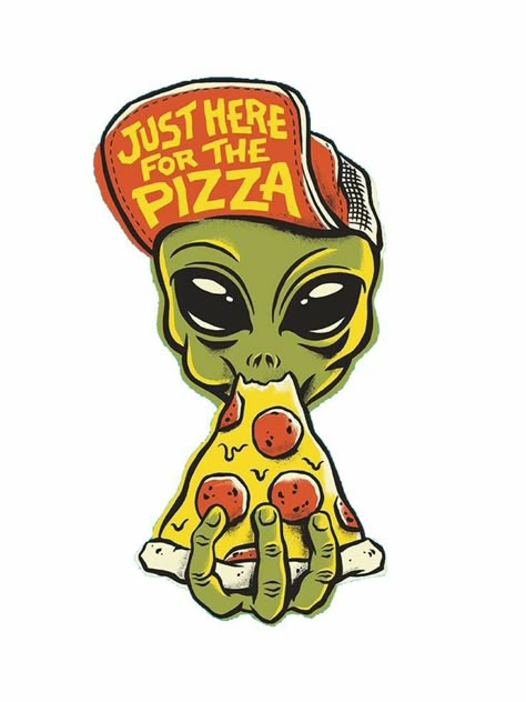 Space Pizza, Pizza Quotes, Pizza Tattoo, Pizza Drawing, Funny Pizza, Pizza Logo, Pizza Art, Pizza Tshirt, Pizza Ideas