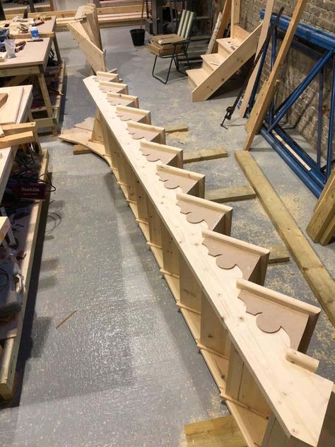 Softwood bespoke cut and mitred string staircase for a project in London Purpose Made Softwood Staircase Purpose Made Stairs LondonBespoke Staircases LondonPurpose Made Staircase London 1Cut String Staircase Bespoke Staircases, Staircases, Carp, In London, Bespoke, Stairs, London, Wood