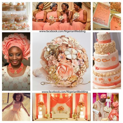 Peach, gold and cream wedding color scheme.. Home Design Ideas Kitchen, Cream And Gold Wedding, Room House Design, Peach Colour Combinations, Cream Wedding Colors, Coral Color Schemes, Bedrooms Modern, Wedding Color Combinations, Naija Wedding