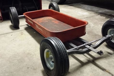 Custom Radio Flyer Wagon, Peddle Car, Radio Flyer Wagon, Diy Coaster, Go Kart Frame, Pull Wagon, Radio Flyer Wagons, Diy Go Kart, Honda Bikes