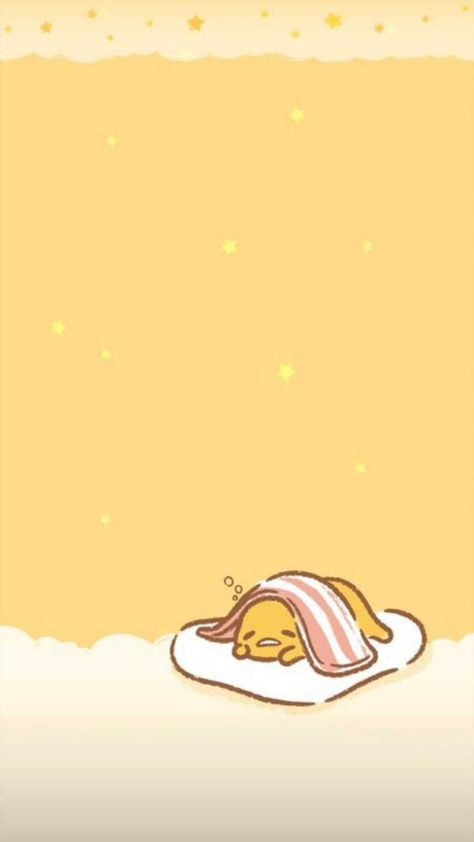 Cute Gudetama Wallpaper, Cute Gudetama, Gudetama Wallpaper, Gudetama Egg, Iphone Wallpaper Kawaii, K Wallpaper, Sanrio Wallpaper, Phone Wallpaper Patterns, Simple Wallpapers