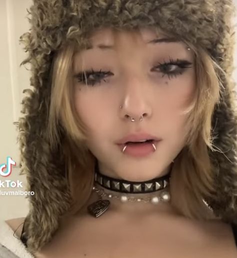 Cute Snakebite Piercings, Angel Bites Piercing Aesthetic, Kitty Fangs Piercing, Snake Bites Jewelry, Kitty Bites Piercing, Snake Bites Piercing Aesthetic, Aesthetic Piercings Face, Face Piercings Women, Snake Bites Lip Piercing